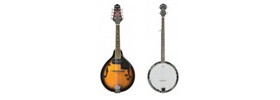 Bandžos, mandolinos, gitalelės