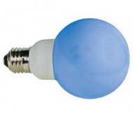 LAMPL60B lemputė mėlyna E27, 230VAC-20LEDs
