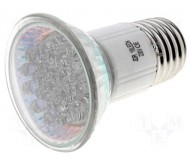 LED-E27/WWH lempa balta 21LED 230V