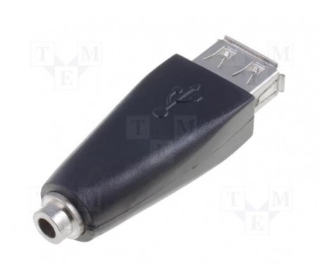 USB-AF/JACK3.5F perėjimas USB - JACK 3.5mm