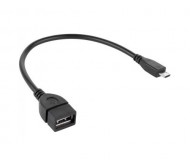 KP02908 laidas USB lizdas - mikro USB kištukas 20cm OTG