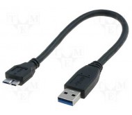AK-300116-0025-S laidas USB -> Micro USB, 0.25m