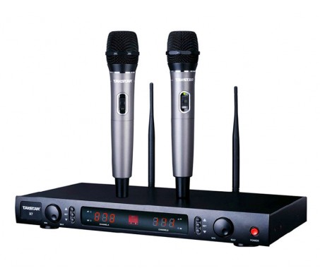 X7HH belaidė sistema - 2x rankiniai mikrofonai