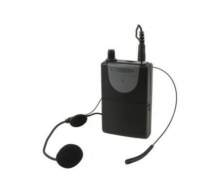 QHS-175.0 mikrofonas su lankeliu ir siųstuvu garso sistemoms QR+QXPA 175.0MHz