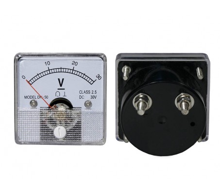 51-230 analoginis voltmetras su šuntu 0-30Vdc