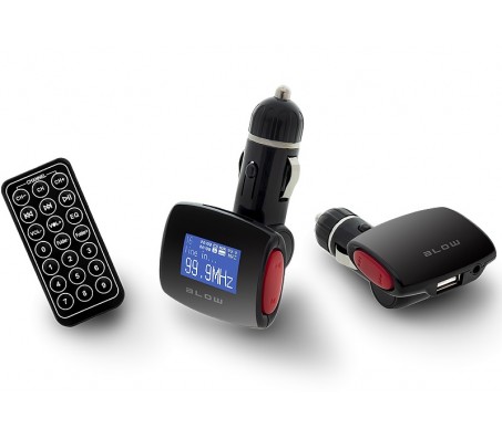 74-132 FM siųstuvas USB, SD TF (SD) 12V-24V MP3/WMA