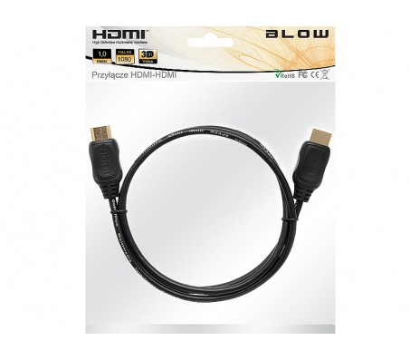 92-211 laidas HDMI kišt. - HDMI kišt., 1080p v1.4, 1m