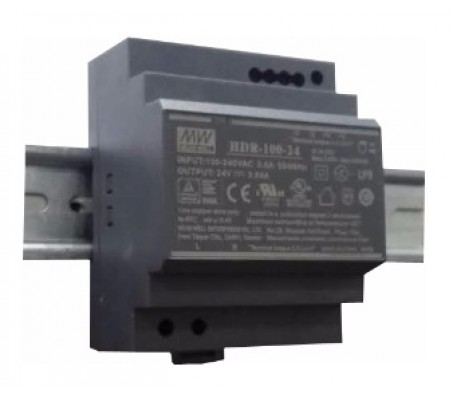 HDR-100-24 impulsinis maitinimo šaltinis DIN 24V 3.83A