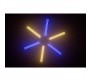 LED FAN RGB judantis šviesos efektas - ventiliatorius, 486x RGB LED