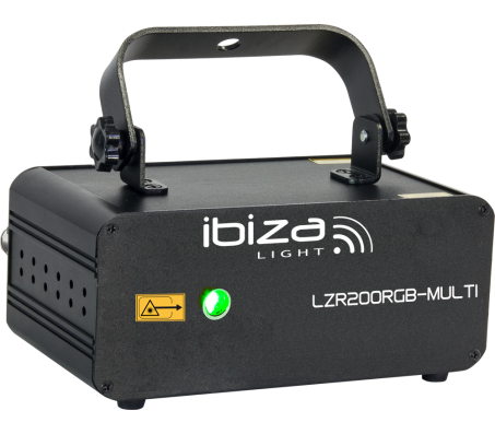 LZR200RGB-MULTI lazeris DMX, RGB 200mW