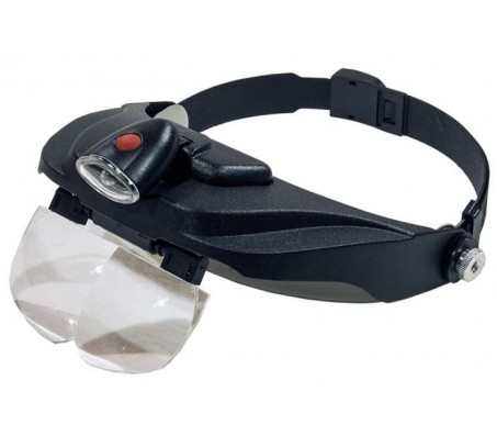 MG81001-F didinamieji akiniai ant galvos su pašv. ir papildomais lęšiais 1.2x1.8x2.5x3.5x