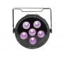 PAR180+UV prožektorius 6 x 30W RGB+UV COB LED