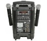 PAV8-UHF stereo garso sistema su akumuliatoriumi + 2x UHF mikr., Bluetooth, DVD