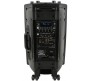 QX12PA-PLUS įkraunama garso sistema, 2x UHF belaidžiai mikrofonai, USB/SD/FM/Bluetooth, 12"