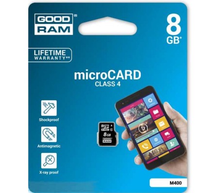 TGD-M400080R11 atminties kortelė microSD 8GB, 4 klasė