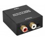 LXHD117 AV keitiklis optinis + koaksalinis -> RCA + 3.5mm