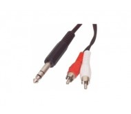 CABLE-413 laidas 6.3mm stereo - 2x RCA, 1.5m