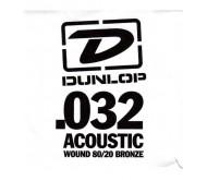 DAB32 styga akustinei gitarai Medium Light/Light Single D, 80/20 Bronze