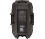 PARTY-15LED įkraunama garso sistema su akumuliatoriumi ir šv. efektu USB/BT/FM + VHF mikrofonas, 15''/38cm 800W