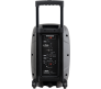 PARTY-8LED nešiojama garso sistema su akumuliatoriumi ir šv. efektu, Bluetooth/USB/FM, 8''/20cm, 300W