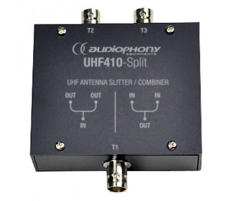 UHF410 mikrofonų antenų skirstytuvas BNC